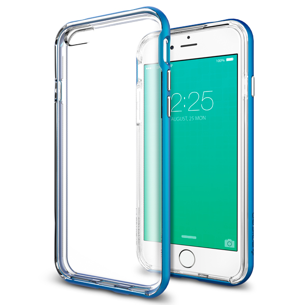 iPhone6 iPhone6 Plus Neo Hybrid EX 兩件式金屬邊框後透明保護殼