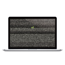 Macbook螢幕花線條、液晶黑塊破裂